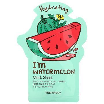 Tony Moly, I'm Watermelon, Hydrating Beauty Mask Sheet, 0.74 oz (21 g)