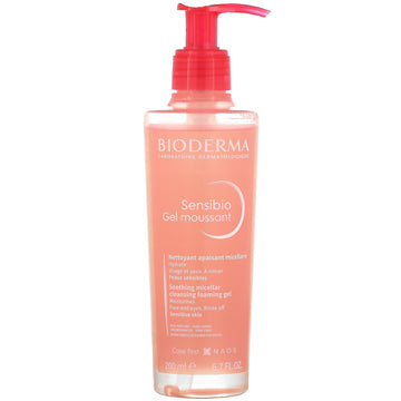 Bioderma, Sensibio, Soothing Micellar Cleansing Foaming Gel (200 ml)