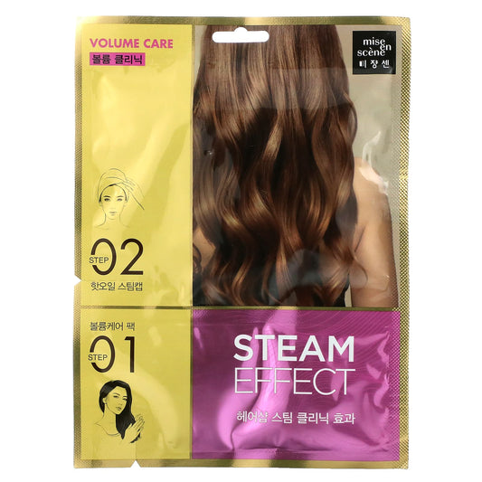 Mise En Scene, Steam Effect Hair Pack, 1 Set