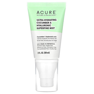 Acure, Ultra Hydrating, Cucumber & Hyaluronic Superfine Mist (59 ml)