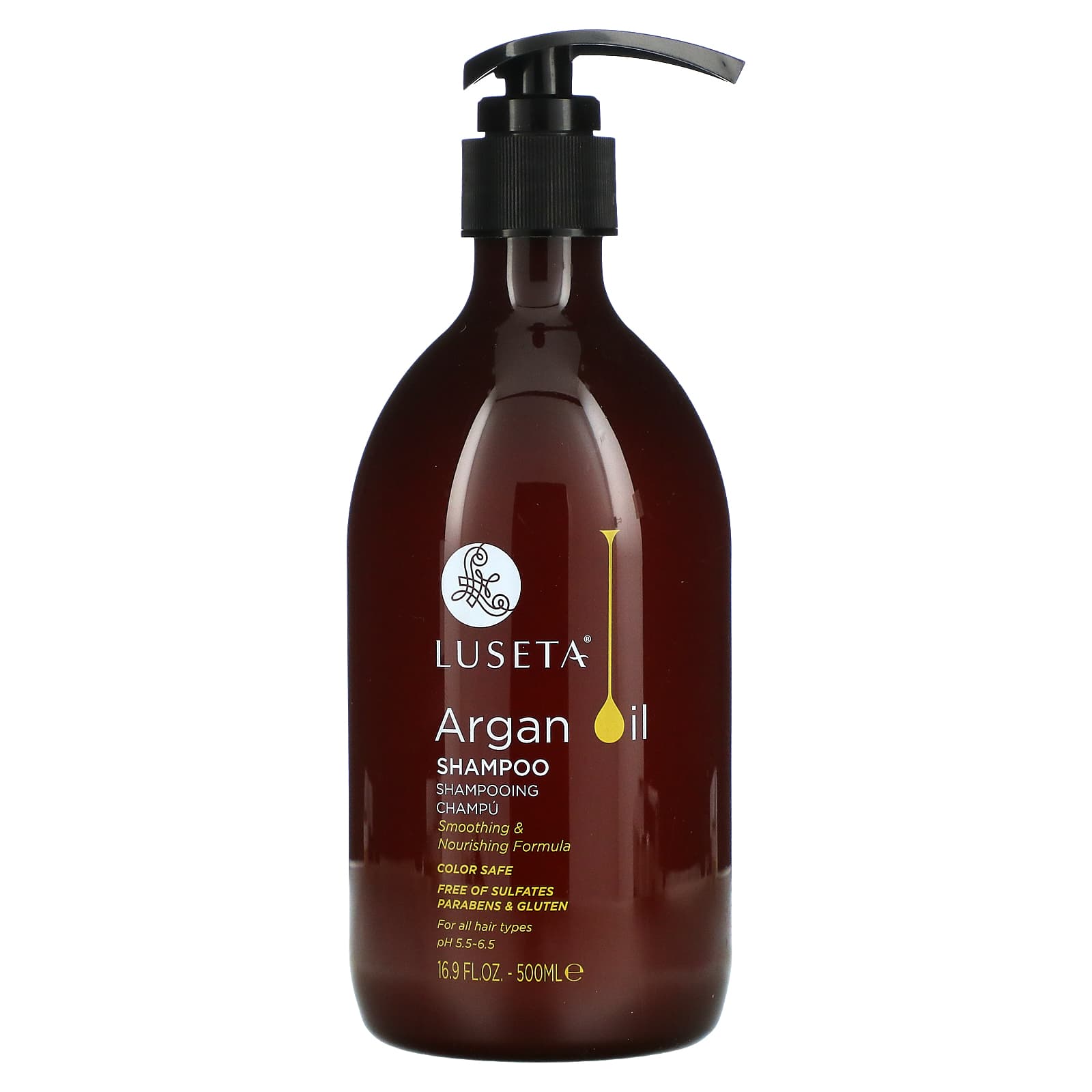 Luseta Beauty, Argan Oil, Shampoo, For All Hair Types (500 ml)