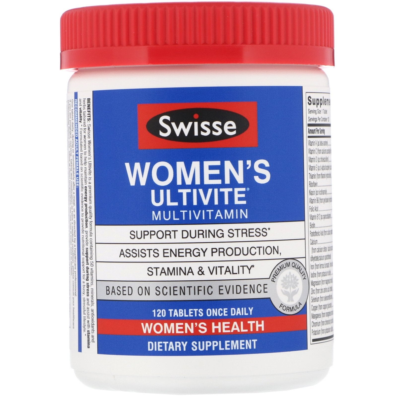 Swisse, Women'S Ultivite Multivitamin, Tablets