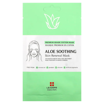 Leaders, Aloe Soothing Skin Renewal Beauty Mask, 0.84 fl oz (25 ml)