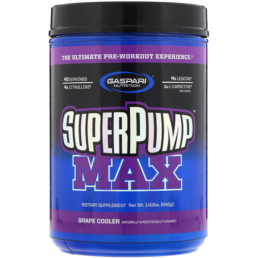 Gaspari Nutrition, SuperPump Max, 1.41 lbs (640 g)