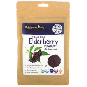 Wilderness Poets, Freeze Dried Elderberry Powder, (99g)