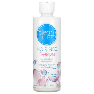 CleanLife, No Rinse Shampoo (236.6 ml)