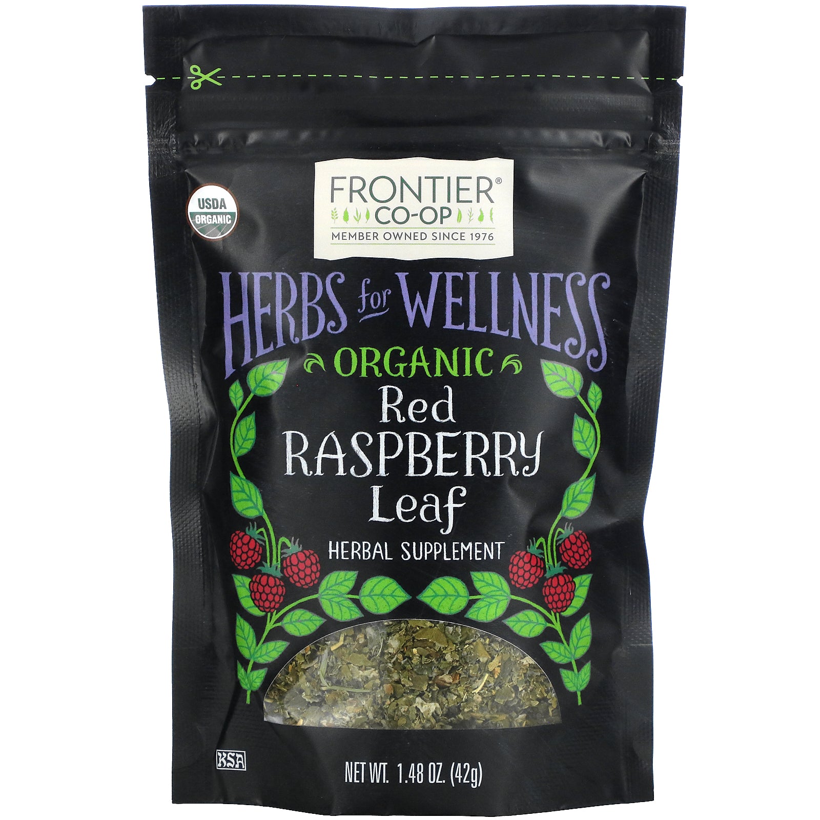 Frontier Co-Op, Organic Red Raspberry Leaf (42 G)