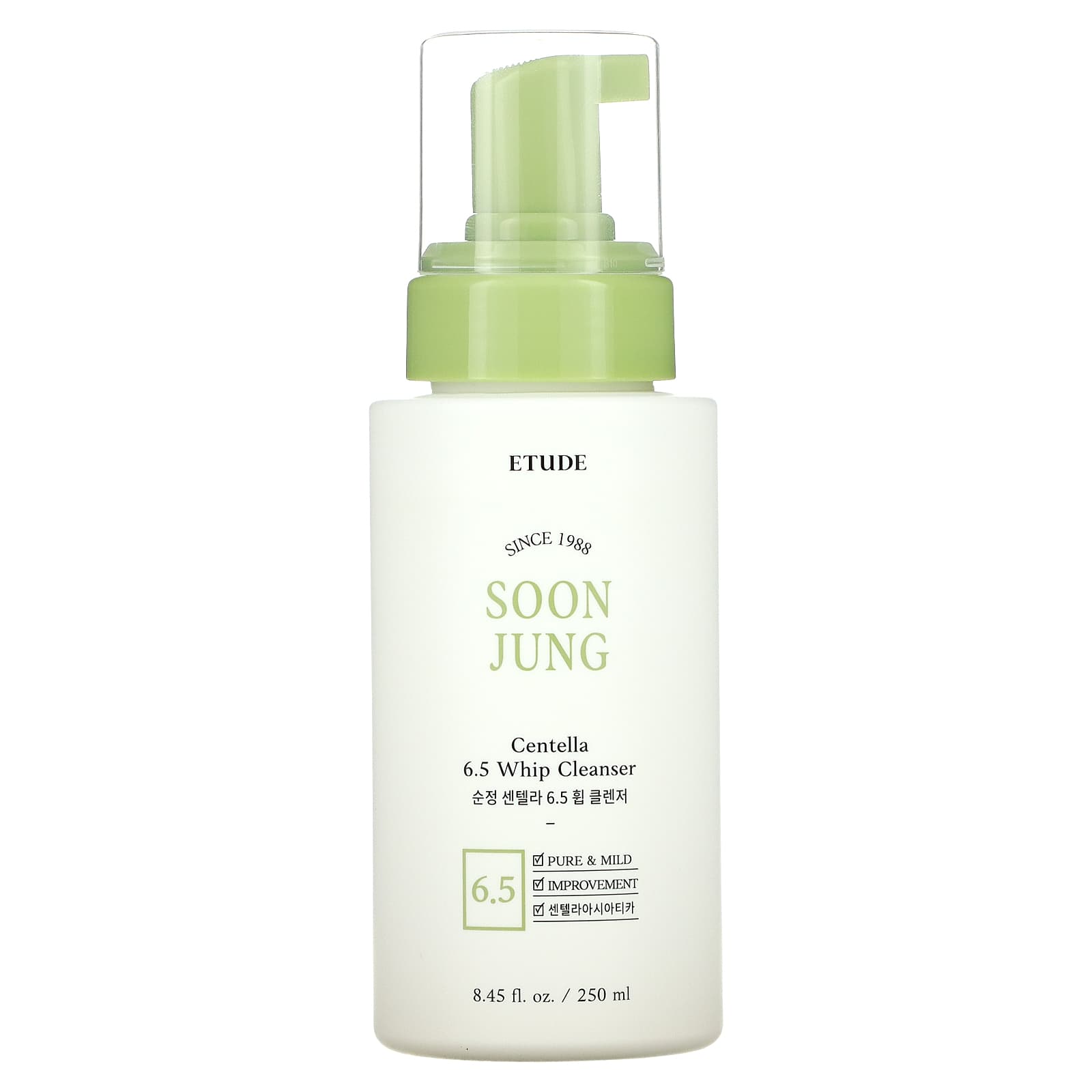 Etude, Soon Jung, Centella 6.5 Whip Cleanser(250 ml)