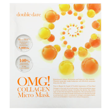 Double Dare, OMG! Collagen Micro Beauty Mask, 0.98 oz (28 g)