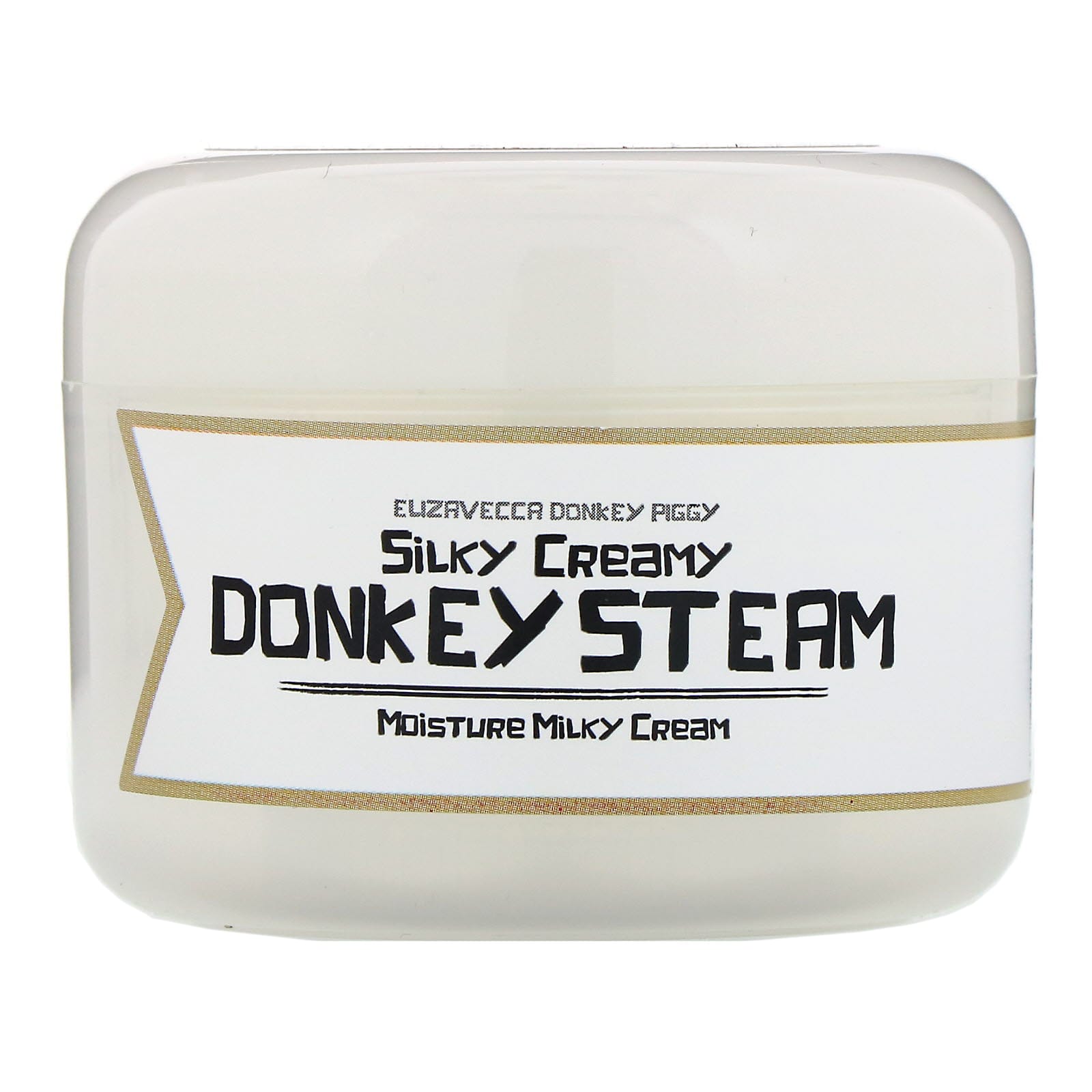 Elizavecca, Donkey Piggy, Silky Creamy Donkey Steam, Moisture Milky Cream (100 g)