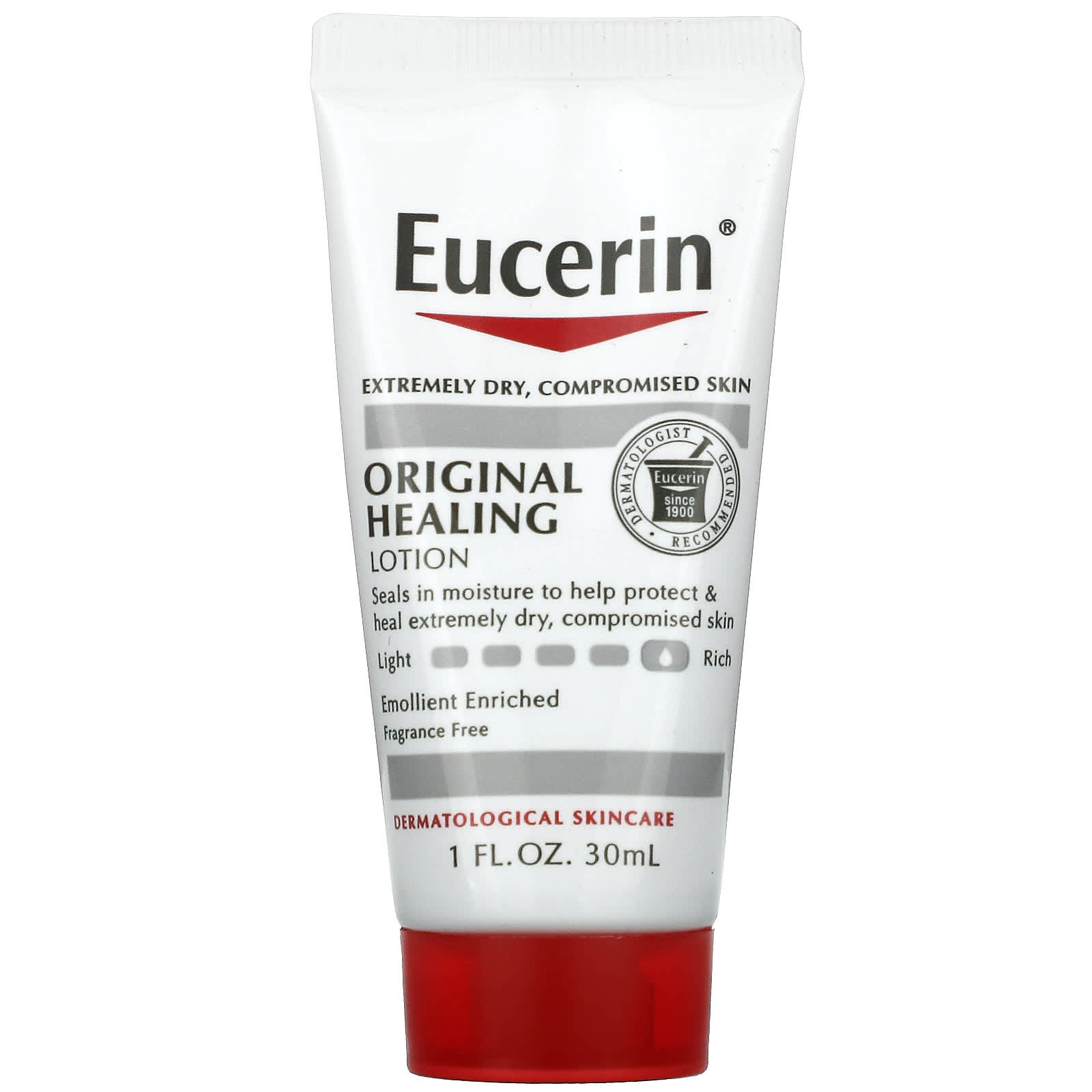 Eucerin, Original Healing Lotion, Fragrance Free (30 ml)