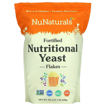 NuNaturals, Fortified Nutritional Yeast Flakes (680 g)
