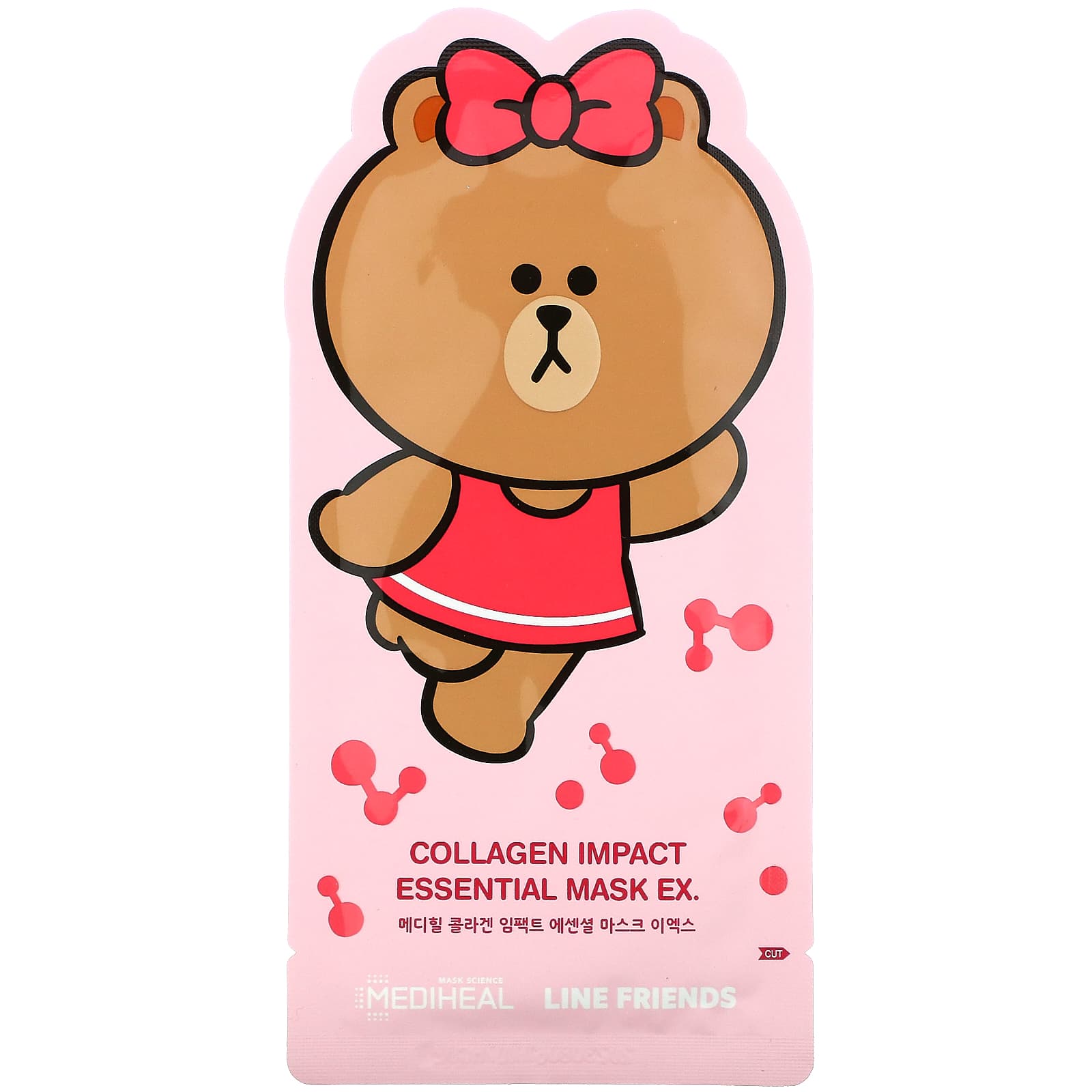 Mediheal, Line Friends, Collagen Impact Essential Beauty Mask EX, 24 ml