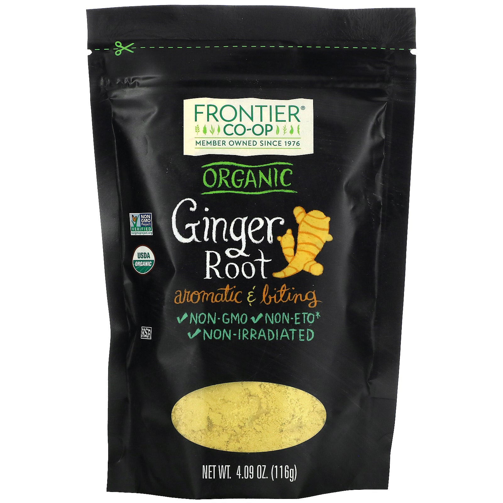 Frontier Co-Op, Organic Ginger Root(116 G)