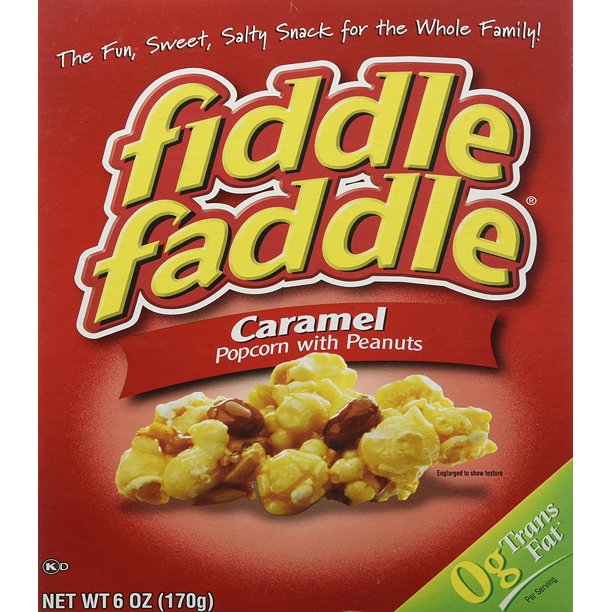 Fiddle Faddle Caramel Popcorn With Peanuts,  (Pack of 2)