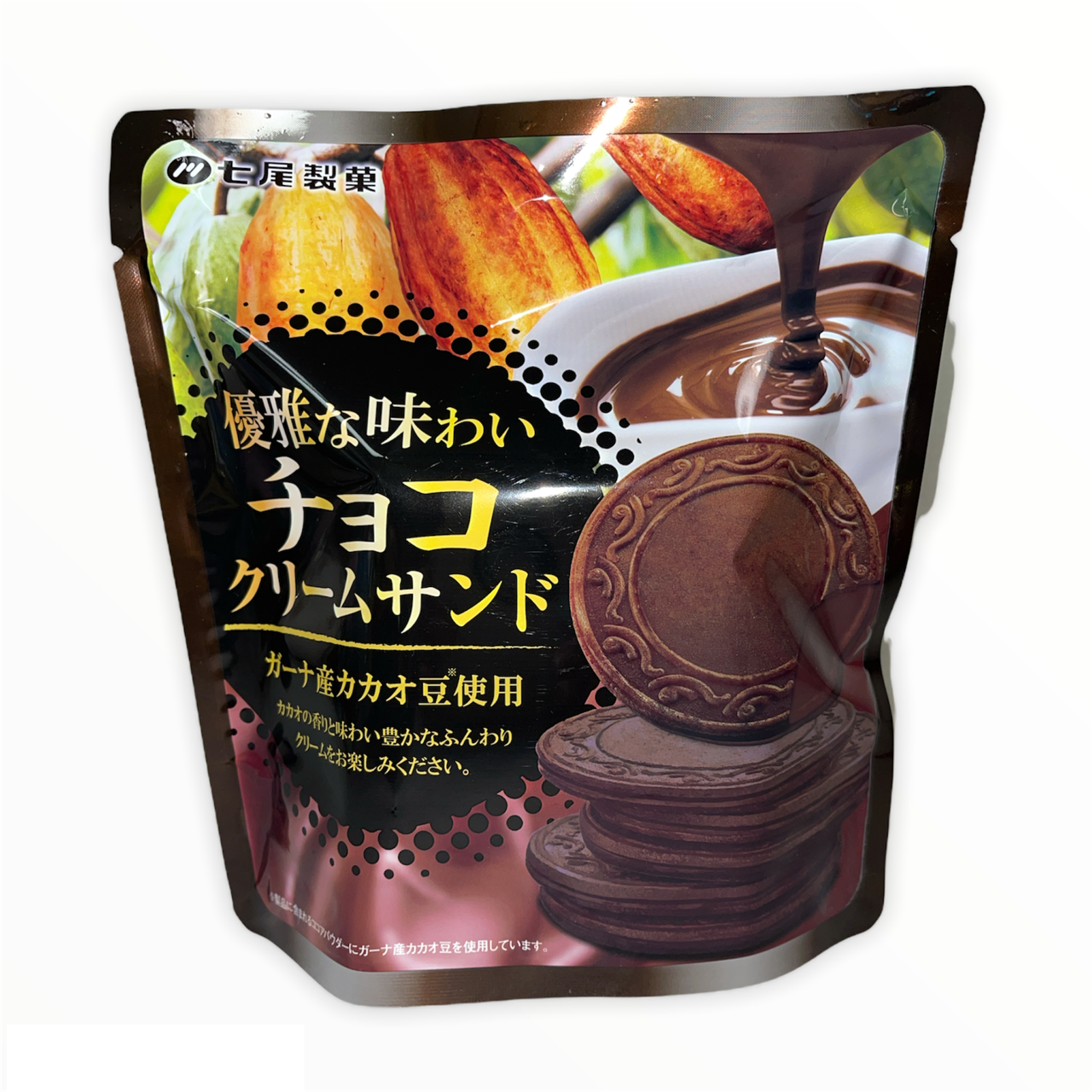 Nanao Confectionery  Cream Sandwich Biscuit; 68G