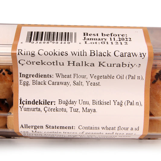 Ipek Ring Cookies with Black Cumin