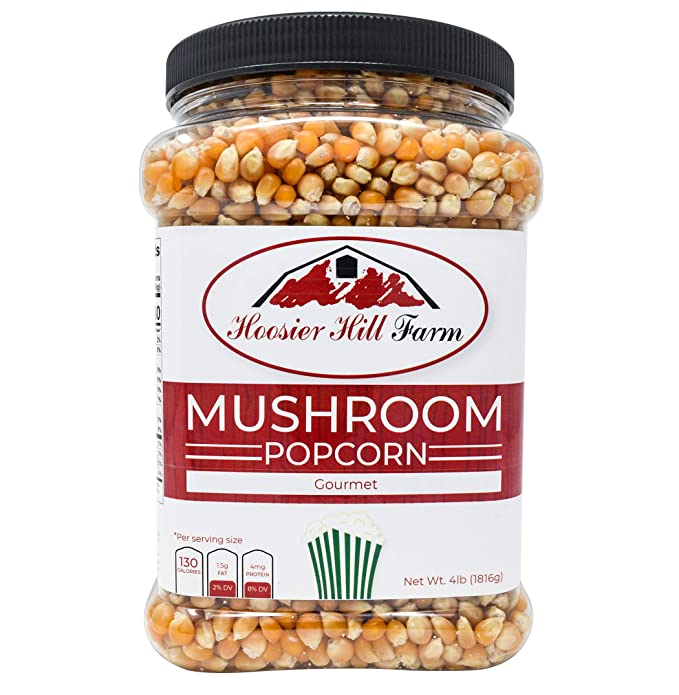 Hoosier Hill Farm Gourmet Mushroom NON-GMO Popcorn Lovers, Unflavored