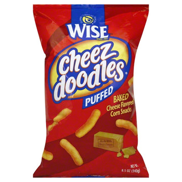 Wise Cheezdoodles Cheddar Cheese Baked Puffs