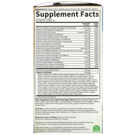 Garden Of Life, Mykind Organics, Men'S Multi, Vegan Tablets