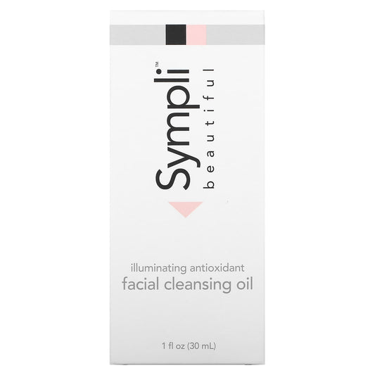 Sympli Beautiful, Illuminating Antioxidant Facial Cleansing Oil, with Argan, Marula, Rosehip & Orange Oil (30 ml)