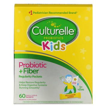 Culturelle, Kids, Regularity Probiotic + Fiber, 1+ Years, Unflavored