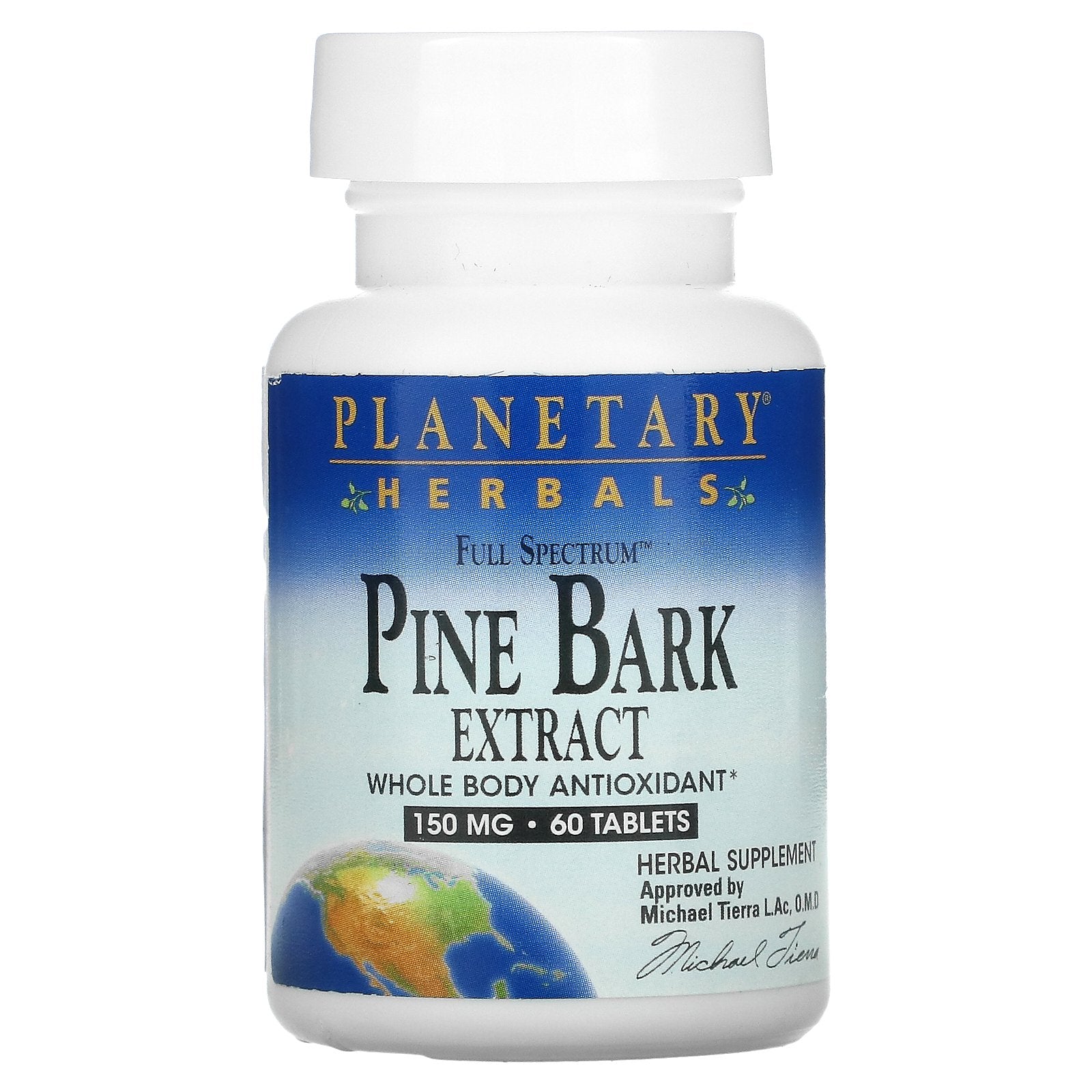 Planetary Herbals, Full Spectrum Pine Bark Extract, 150 mg Tablets