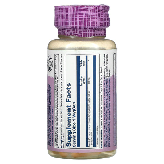 Solaray, Once Daily, Turmeric, 570 mg, VegCaps