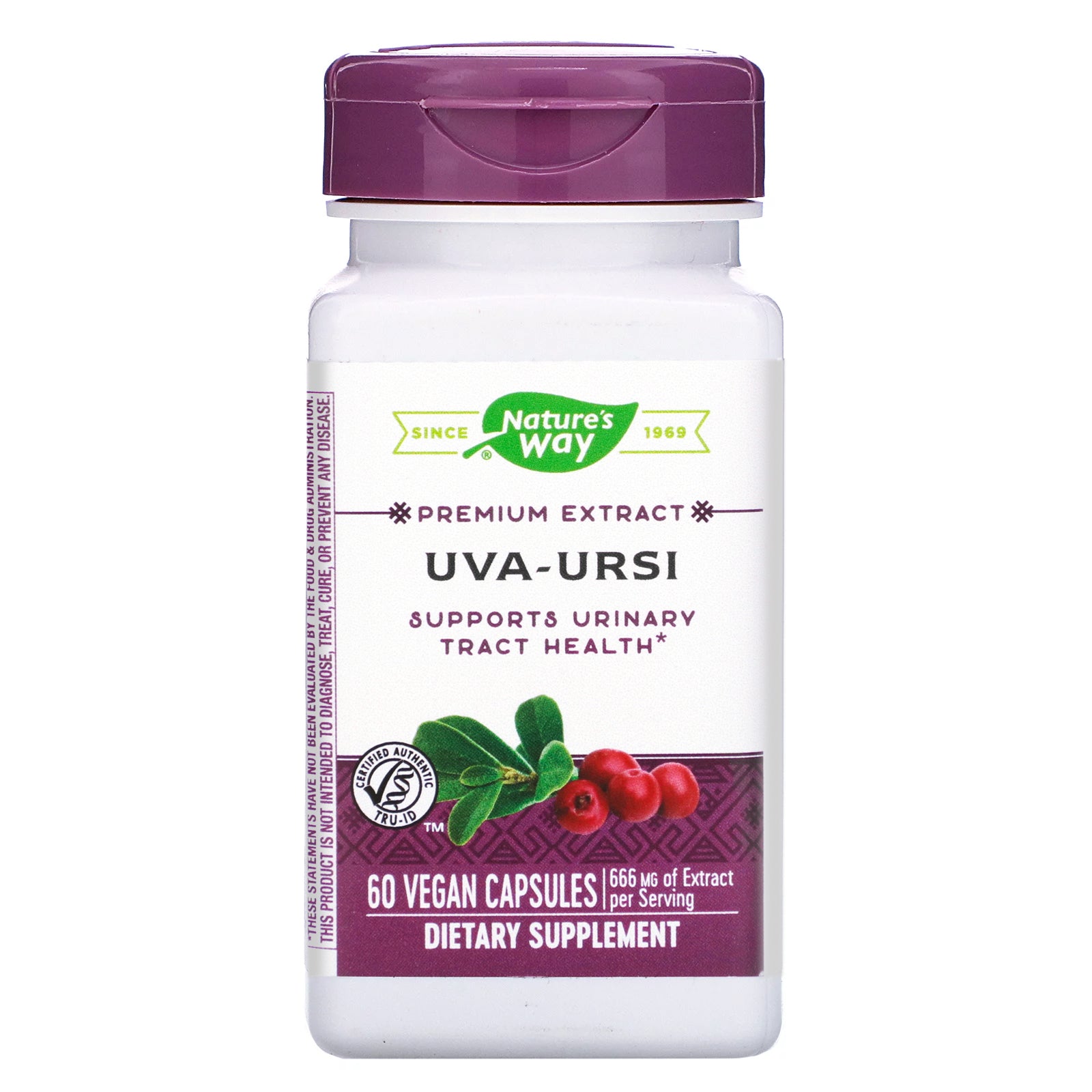 Nature's Way, Uva-Ursi, 666 mg, Vegan Capsules