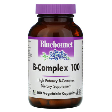 Bluebonnet Nutrition, B-Complex 100, Vegetable Capsules