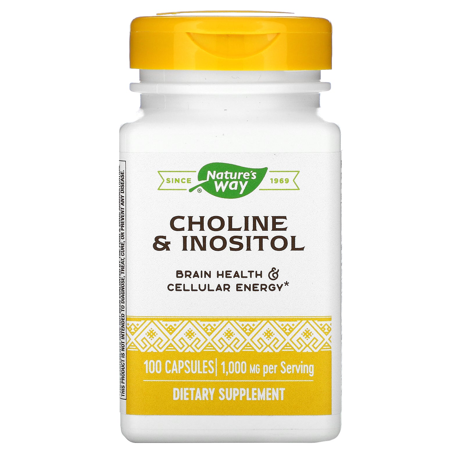 Nature'S Way, Choline & Inositol, 500 Mg Capsules