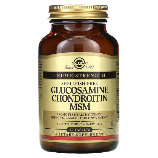 Solgar, Glucosamine Chondroitin MSM, Triple Strength