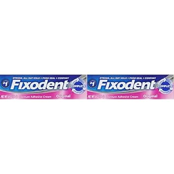 Fixodent Original Denture Adhesive Cream 1.4  (Pack of 2)