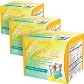 Threelac Probiotic Bonus 3 Pack 180 Pkts by GHT Global Health Trax Inc