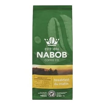 Nabob Ground Coffee, Breakfast Medium Roast, {Imported from Canada}