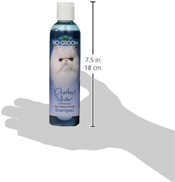Bio-Groom Purrfect White Cat Shampoo – Color Enhancing Pet S