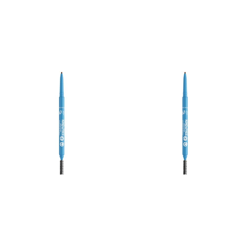 Rimmel Kind & Free Brow Definer, 004 Caramel (Pack of 2)