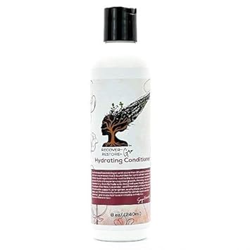 RECOVER - RESTORE - GRO Hydrating Conditioner | Silicone Free | Rice Bran Proteins | Fragrance Free | All Hair Types | Gluten Free | Cruelty free | 8