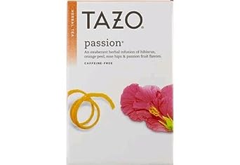 Tazo Passion and Wild Sweet Orange tea bundle,40 count,1 pack