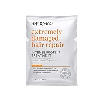 Hi-Pro-Pac Intense Protein Treatment, Extremely Damaged Hair Repair,Pack of 6