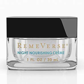 RemeVerse Night Nourishing Crème, Anti-Aging, Transforming, Nourishing Formula for all Skin Types. Oil-Free, Hydrates with Hyaluronic Acid, Peptides, Collagen, Glycerin