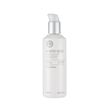 The Face Shop Whiteseed Brightening toner | Long-Lasting Moisture, Skin Brightening & Healthy | Botanical Skincare Moisturizer, Skin Texture & Clarity Improvement, Dullness Reducing, 5.4