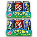 Soda Cans Fizzy Candy Six-Packs - 2 of the Six-Packs : Groce
