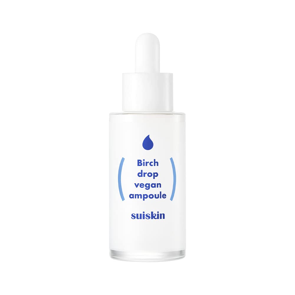 SUISKIN Birch Drop Vegan Ampoule | Moisturizing&Calming Ampoule, Paraben&Cruelty Free