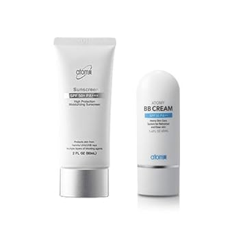 [Atomy] Atomy Sunscreen : SPF 50 + Pa +++ Herb Skin Care Uv Sun Protection White + Atomy BB Cream 1set (2 Pcs 1 Set)