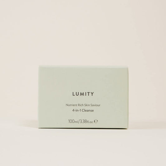 Lumity 4-in-1 Cleanse | Nutrient Rich Skin Saviour | Revitalises, nourishes, clarifies and purifies skin | Contains Charcoal, activated bamboo, green tea extract