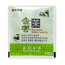 [Uljin Farm] Pine Needles & Mulberry Leaves Tea Bags (Pack of 2) Eco Wellness K-Food, Korean Herb Leaves