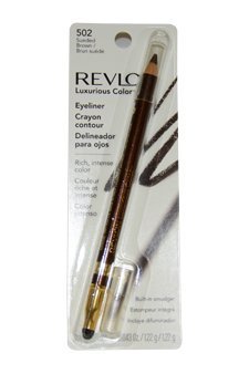 Revlon Luxurious Color Eyeliner, Sueded Brown, 0.043