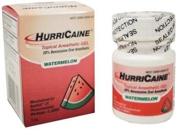 HurriCaine Topical Anesthetic Gel Watermelon - 1