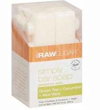 Esupli.com  RAW SUGAR Moisture Loving Bar Soap (Green Tea + 